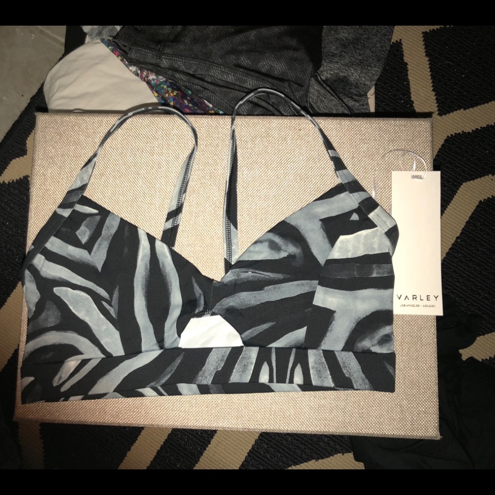 Varley Pico Emerald Tiger Sports Bra
